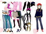 Click to Play Colorful Girl Dress Up
