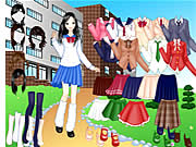 Click to Play School Girl Dress Up