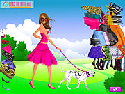 Click to Play Girl and Pet Dress up