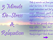 Click to Play 5 Minute De-Stress & Relaxation