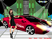 Click to Play Car Show Girl