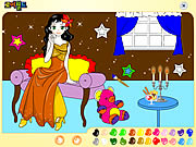 Click to Play Painting Lovely Girl