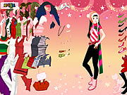 Click to Play Christmas Shopping Dressup