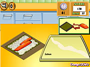 Click to Play Cooking Show - Sushi Rolls