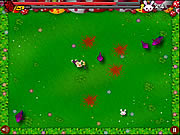 Click to Play Chainsaw Killer Zombie against Cute Little Bunnies