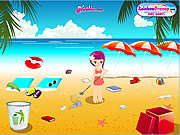 Click to Play Summer Beach Clean-Up