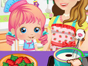 Click to Play Cooking with Mommy